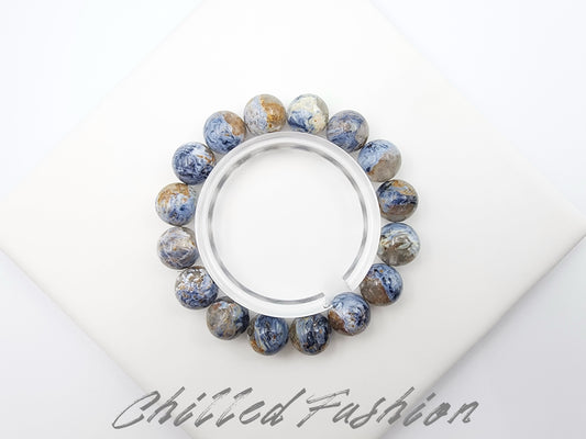 [Bracelet] 12mm Dominican Pietersite Bracelet