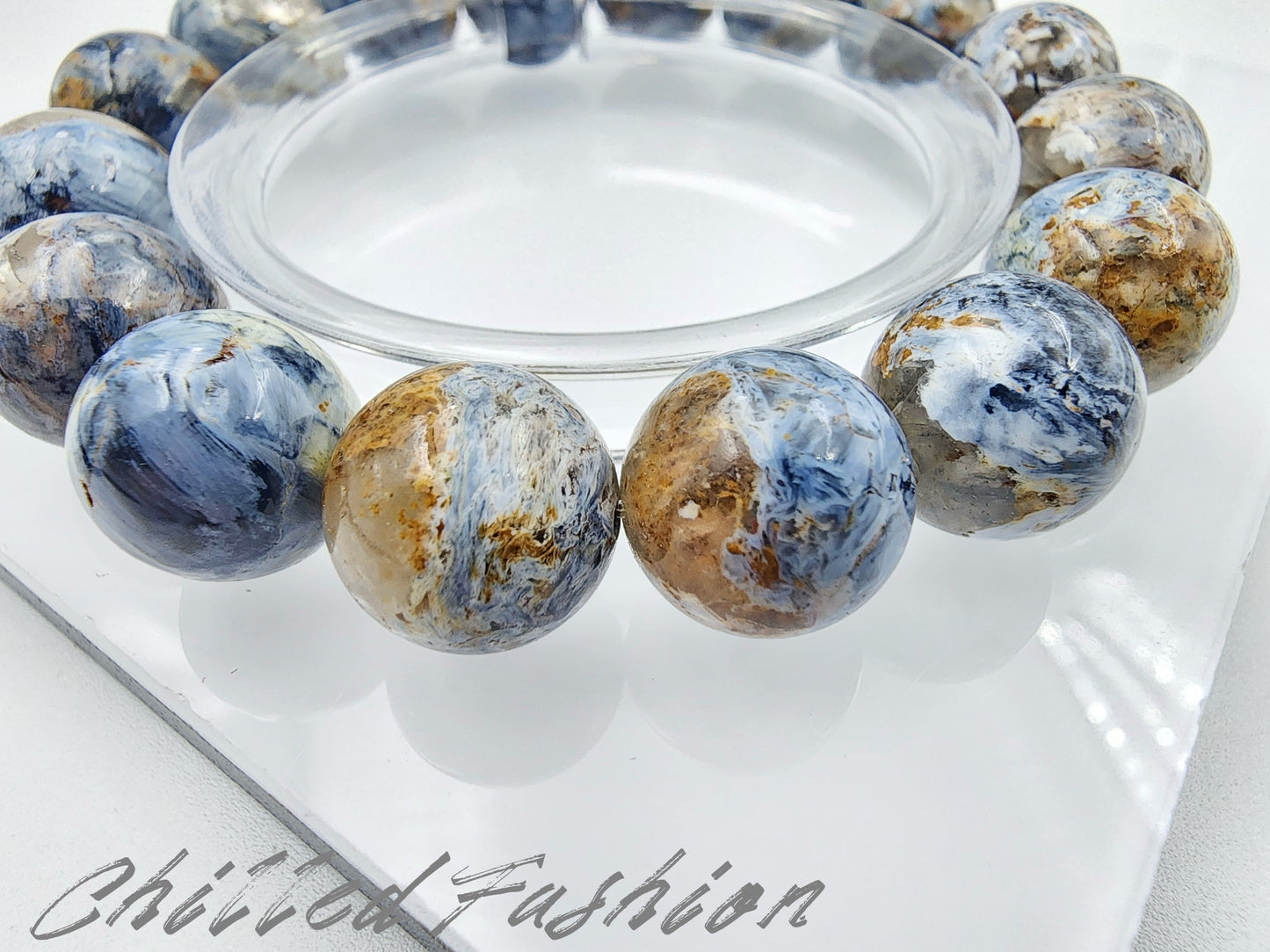 [Bracelet] 12mm Dominican Pietersite Bracelet
