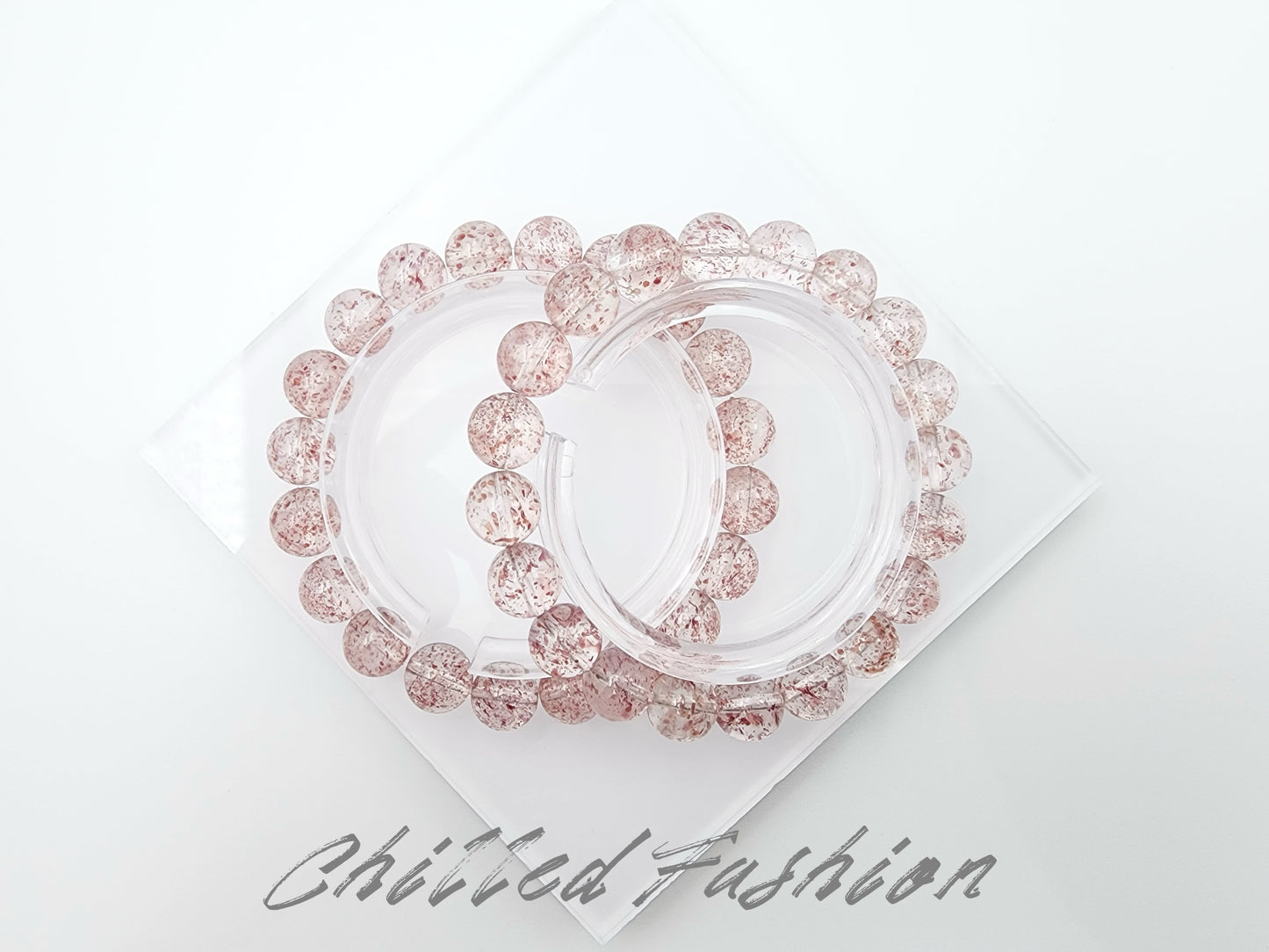 [Bracelet] 9mm Natural Strawberry Quartz Bracelet
