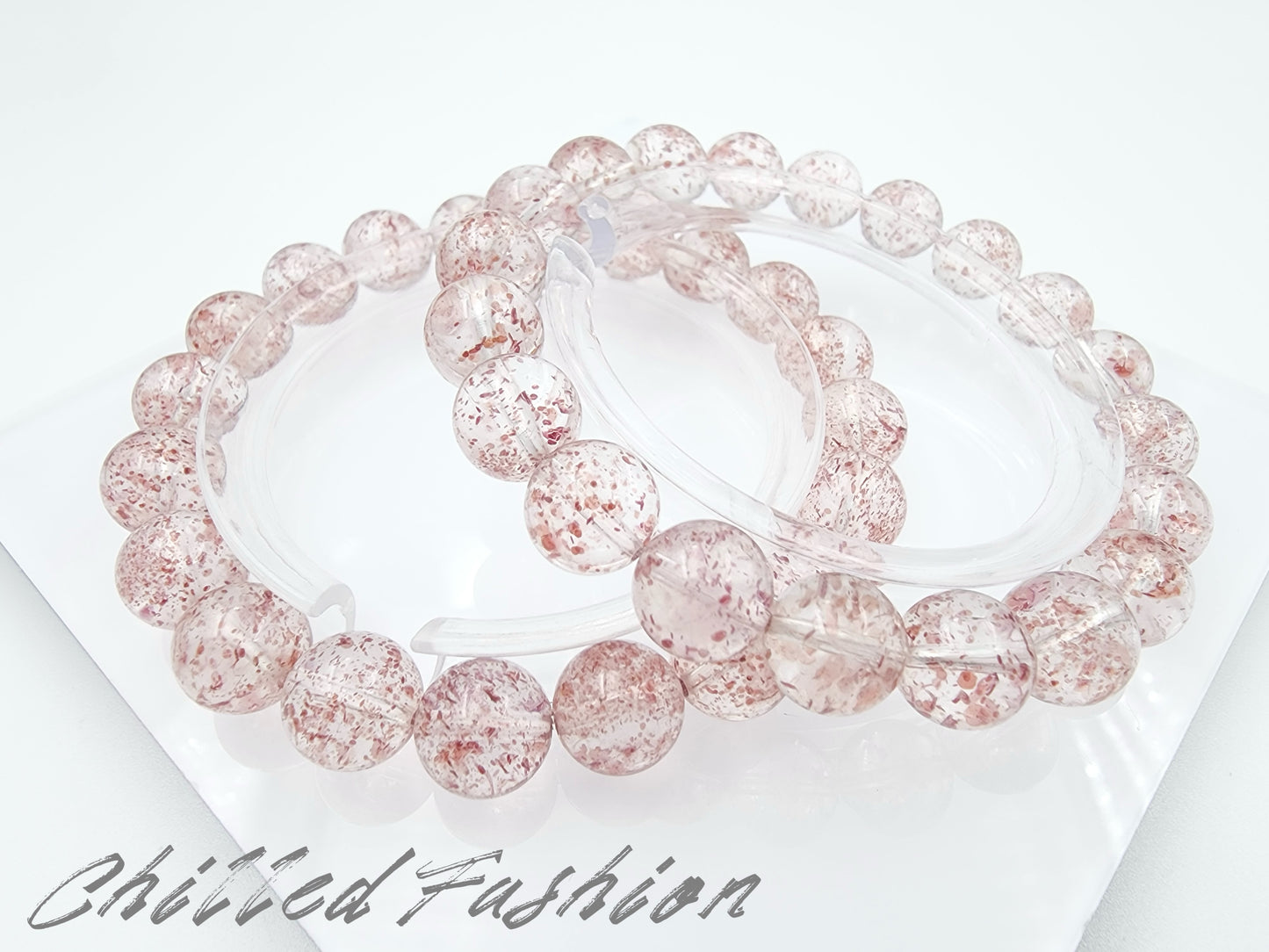 [Bracelet] 9mm Natural Strawberry Quartz Bracelet