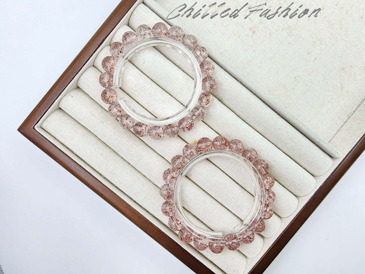 [Bracelet] 9mm Natural Strawberry Quartz Bracelet