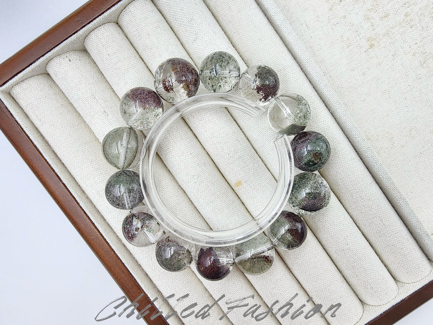 [Bracelet] Phantom Quartz Bracelet - 14.8mm to 16.6mm Beads