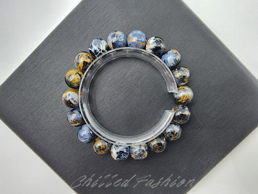 [Bracelet] 11mm Blue Pietersite Bracelet
