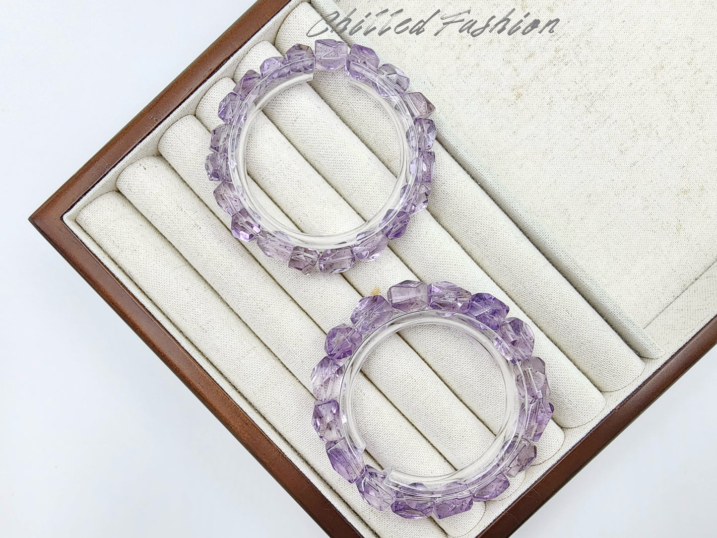 [Bracelet] Faceted Amethyst Bracelet