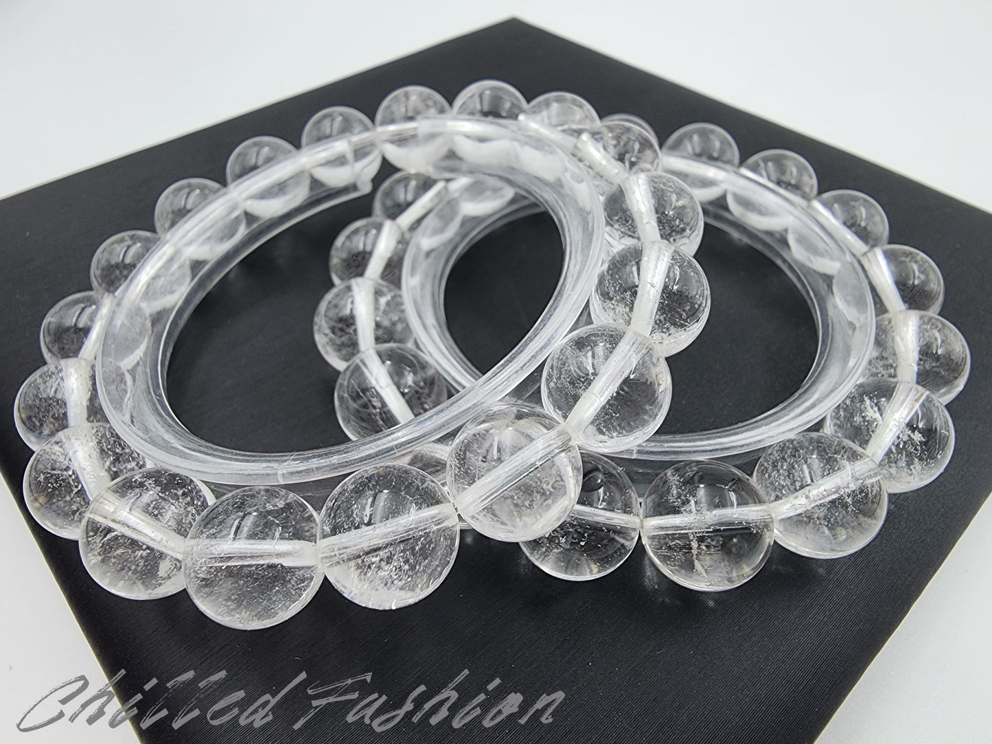[Bracelet] Himalayan Clear Quartz Bracelet for Clarity and Healing