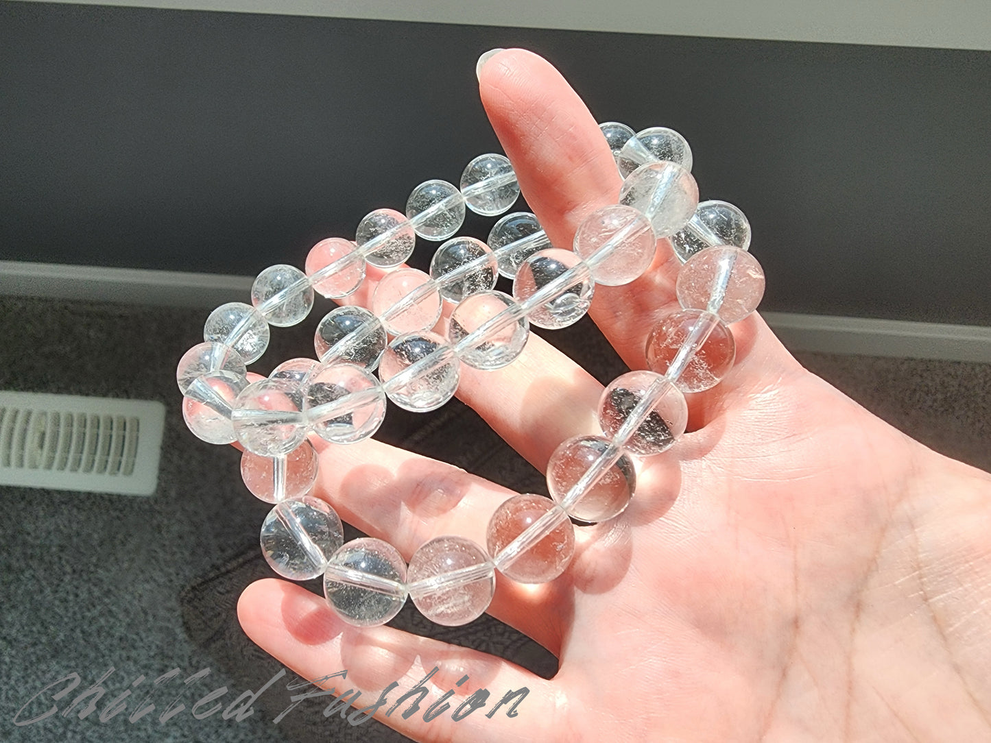 [Bracelet] Himalayan Clear Quartz Bracelet for Clarity and Healing
