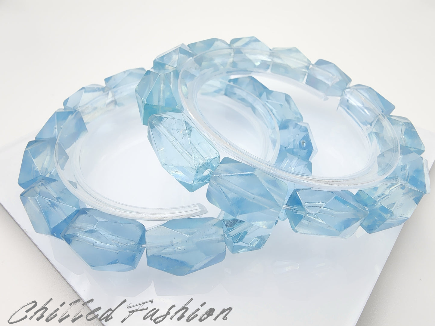 [Bracelet] Natural Aquamarine Bracelet