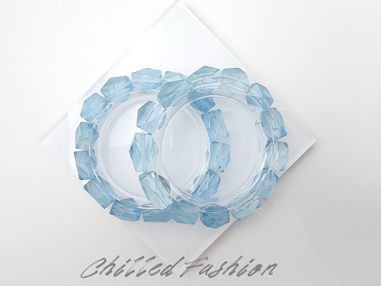 [Bracelet] Natural Aquamarine Bracelet