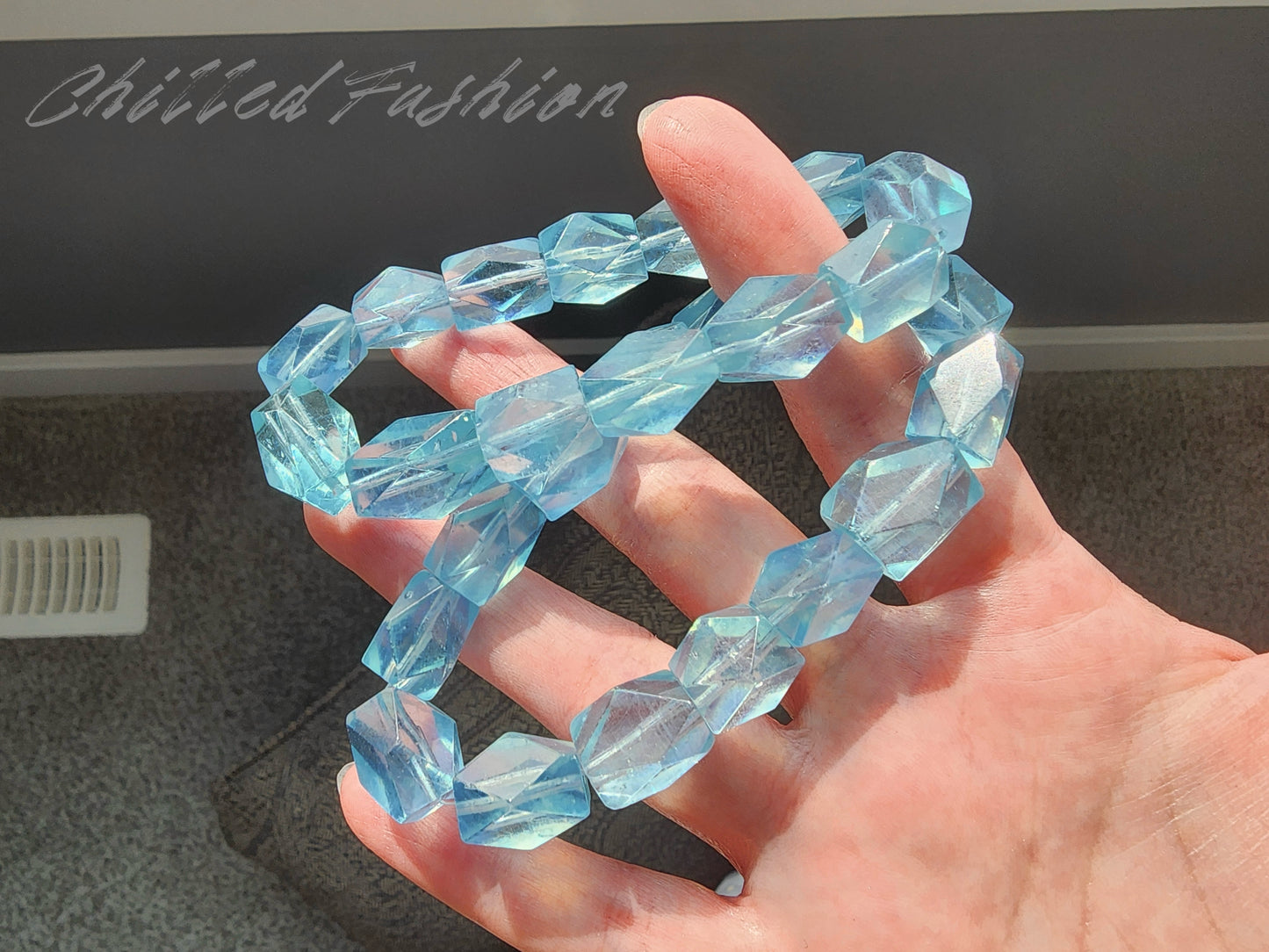[Bracelet] Natural Aquamarine Bracelet