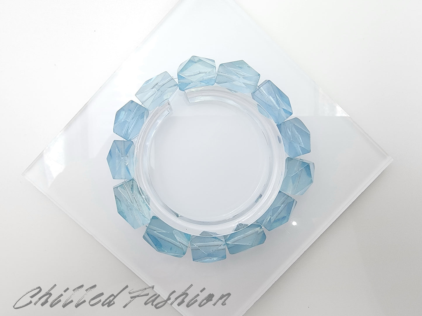 [Bracelet] Natural Aquamarine Bracelet