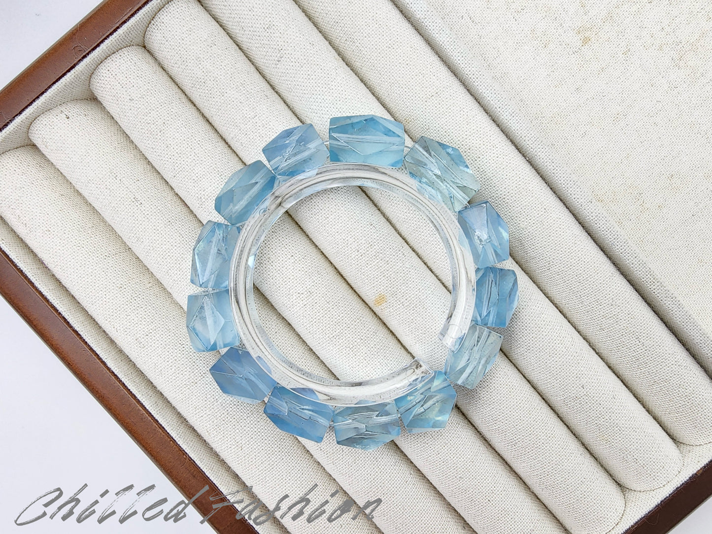 [Bracelet] Natural Aquamarine Bracelet