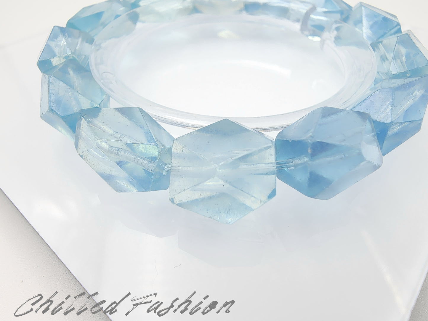 [Bracelet] Natural Aquamarine Bracelet