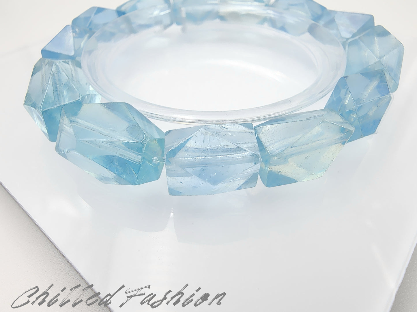 [Bracelet] Natural Aquamarine Bracelet