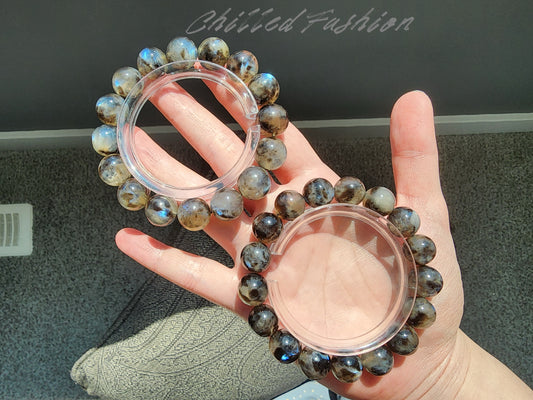 [Bracelet] Blue Flash Moonstone Bracelet