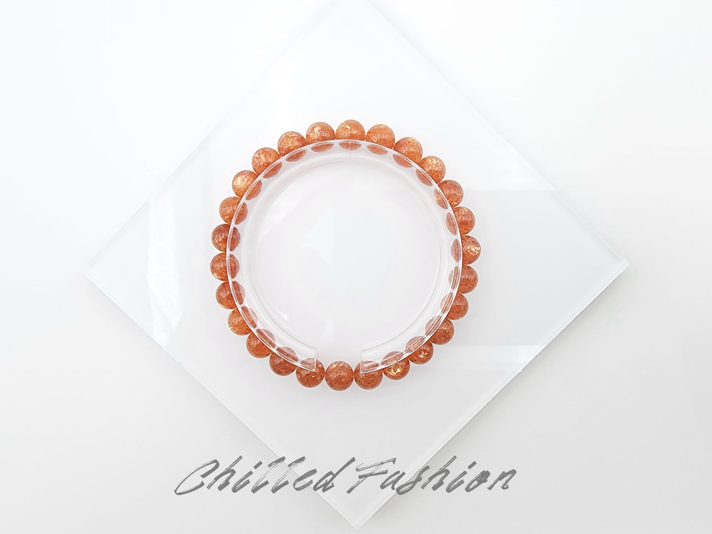 [Bracelet] 7mm Golden Sunstone Bracelet