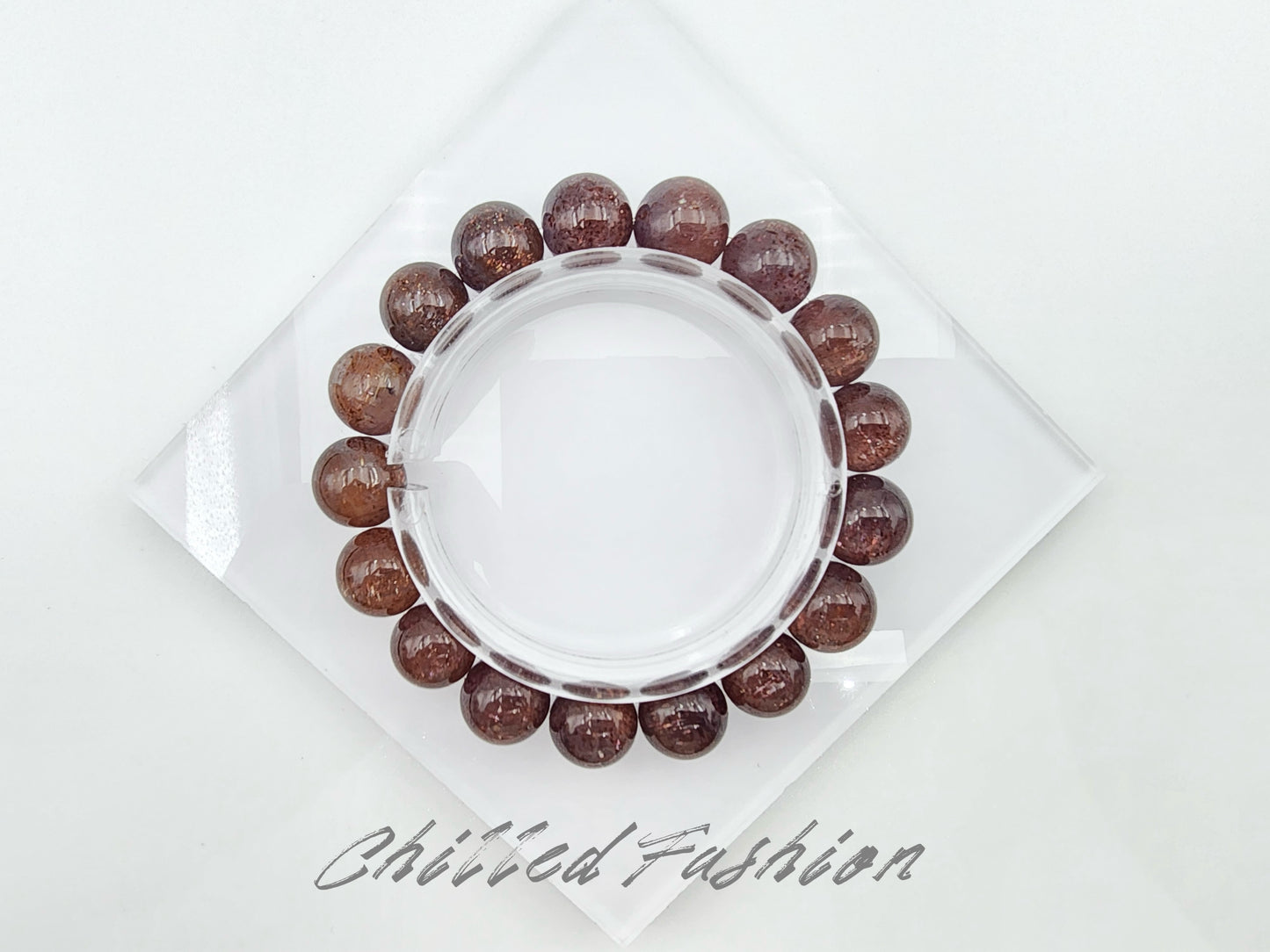 [Bracelet] 12mm Bloodshot Iolite Bracelet