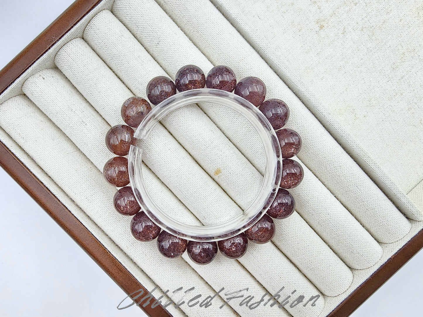 [Bracelet] 12mm Bloodshot Iolite Bracelet
