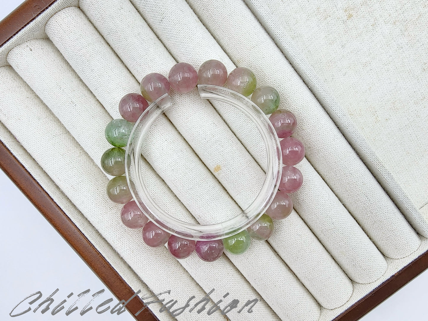 [Bracelet] 10mm Natural Watermelon Tourmaline Bracelet