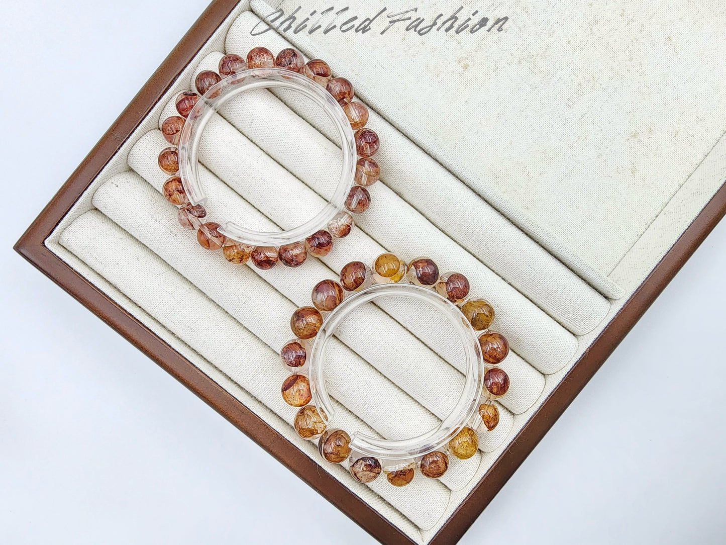 [Bracelet] Natural Hematoid Quartz Bracelet