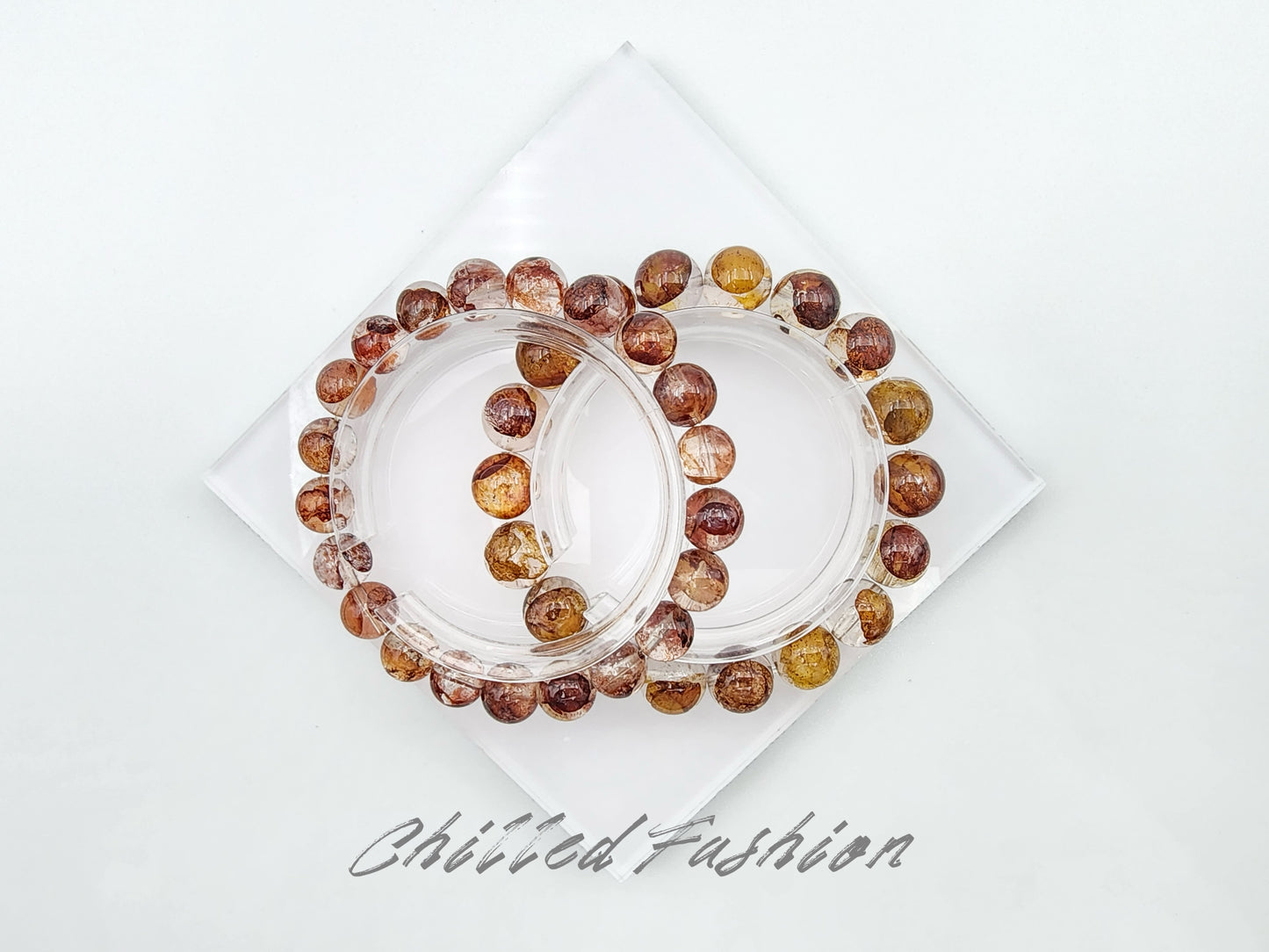 [Bracelet] Natural Hematoid Quartz Bracelet