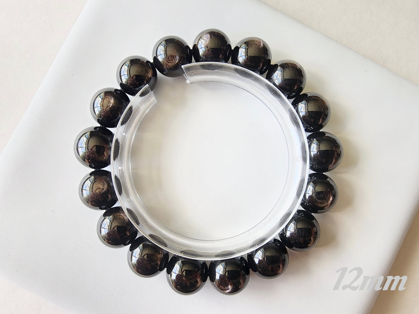 [Bracelet] Natural Hypersthene 金运石 Gemstone Bracelet