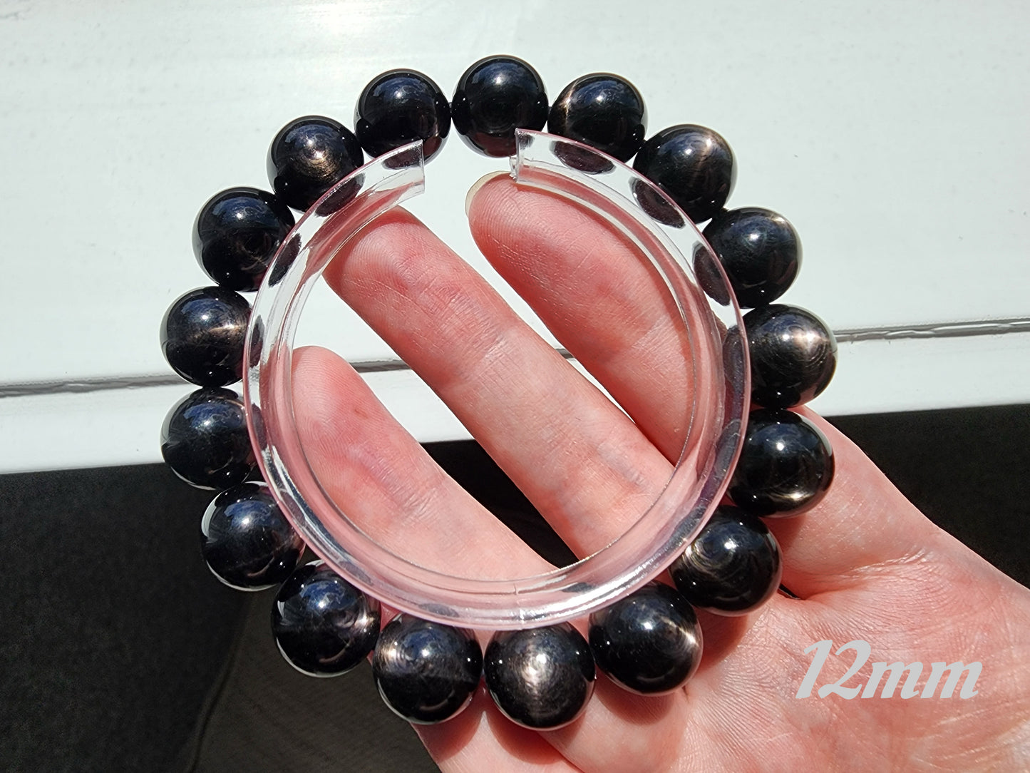 [Bracelet] Natural Hypersthene 金运石 Gemstone Bracelet