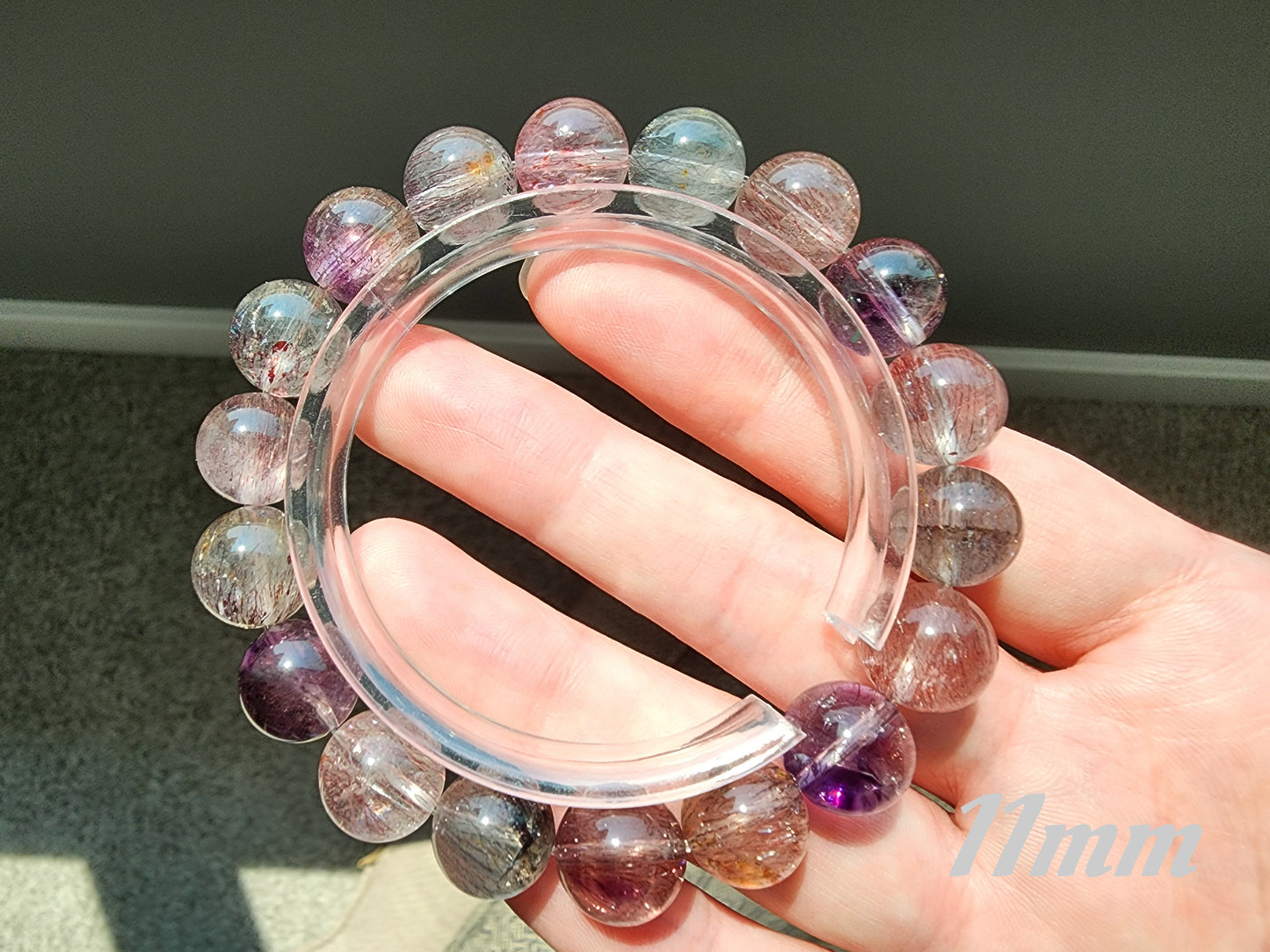 [Bracelet] Sacred Seven Vibes: Healing Crystal Bracelet with Super Seven 超七 Stones