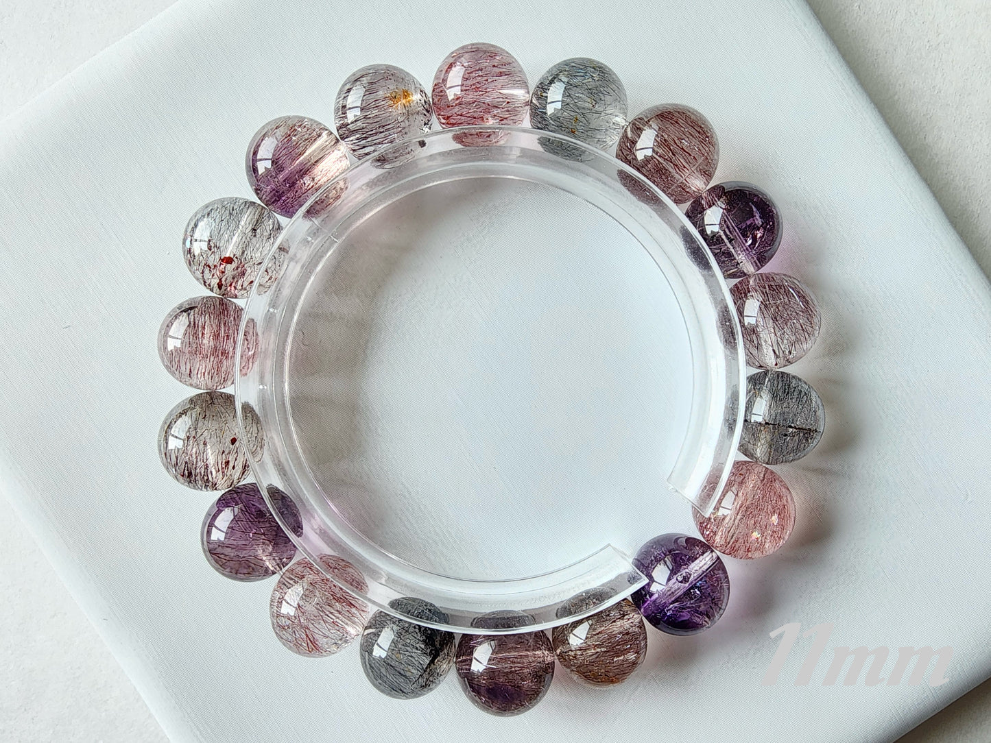 [Bracelet] Sacred Seven Vibes: Healing Crystal Bracelet with Super Seven 超七 Stones