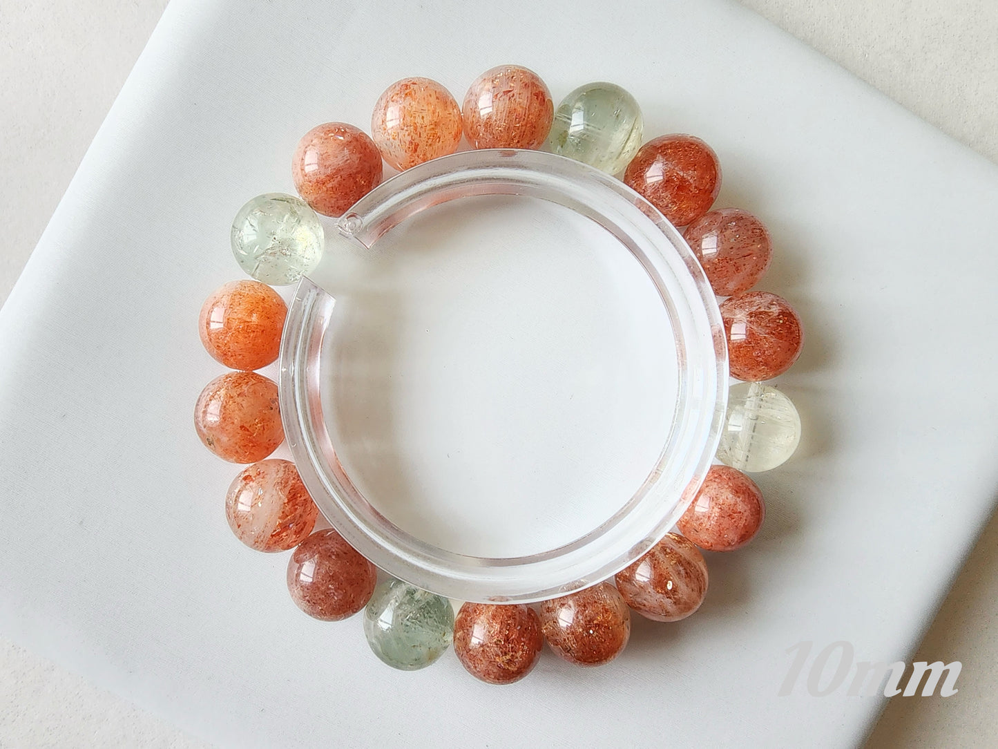 [Bracelet] Arusha Bracelet with Golden Sunstone and Green Beryl