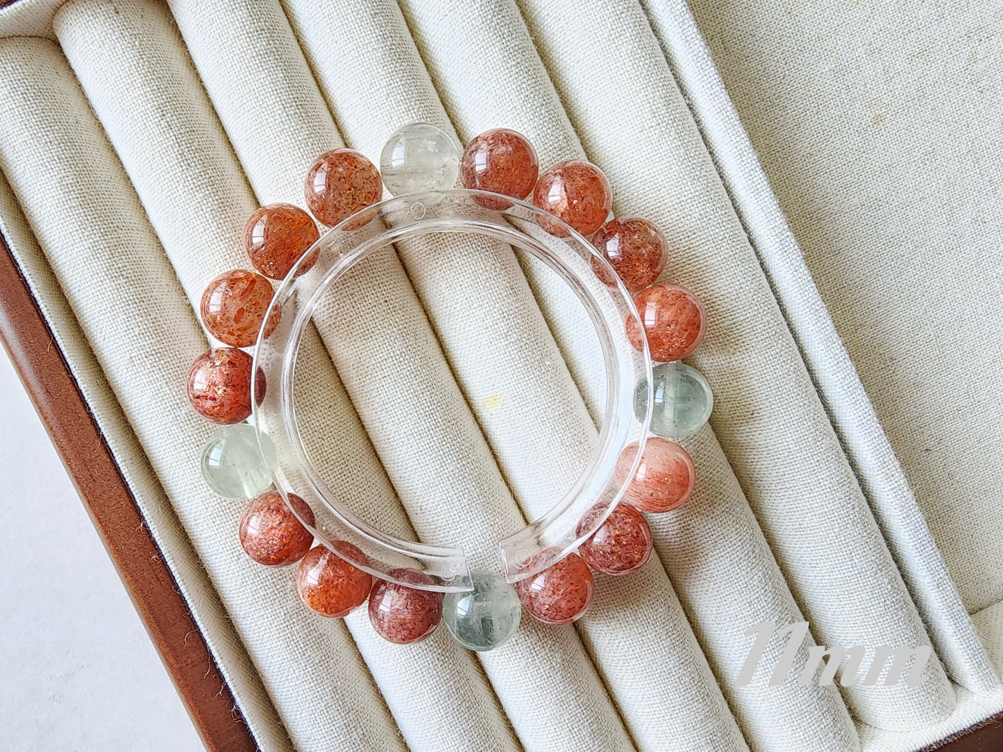 [Bracelet] Arusha Bracelet with Golden Sunstone and Green Beryl