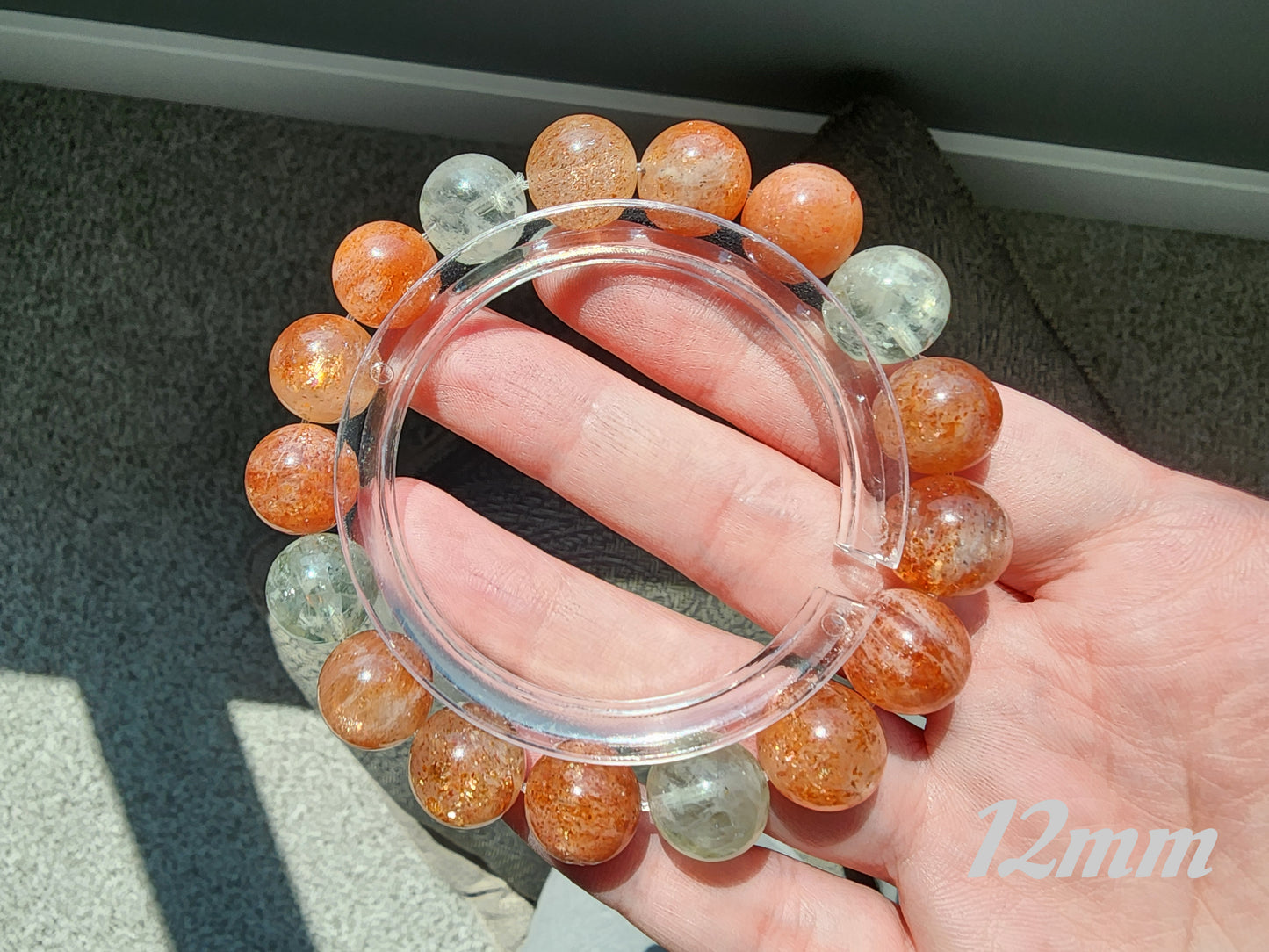 [Bracelet] Arusha Bracelet with Golden Sunstone and Green Beryl