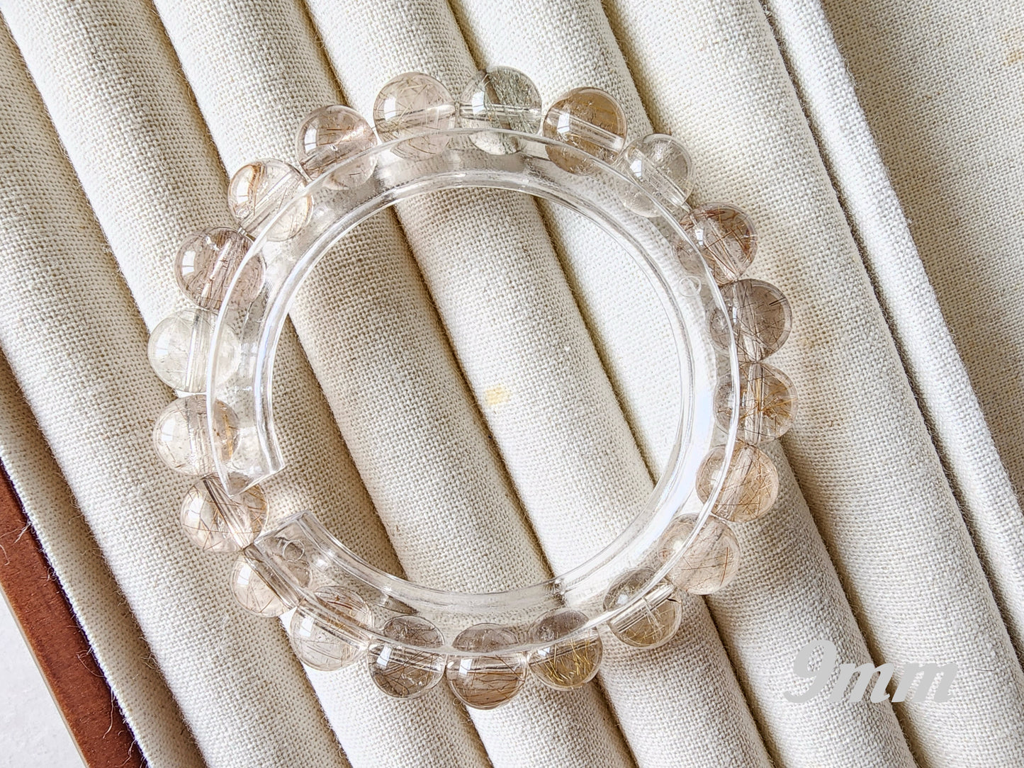 [Bracelet] Natural Rutilated Quartz Bracelet