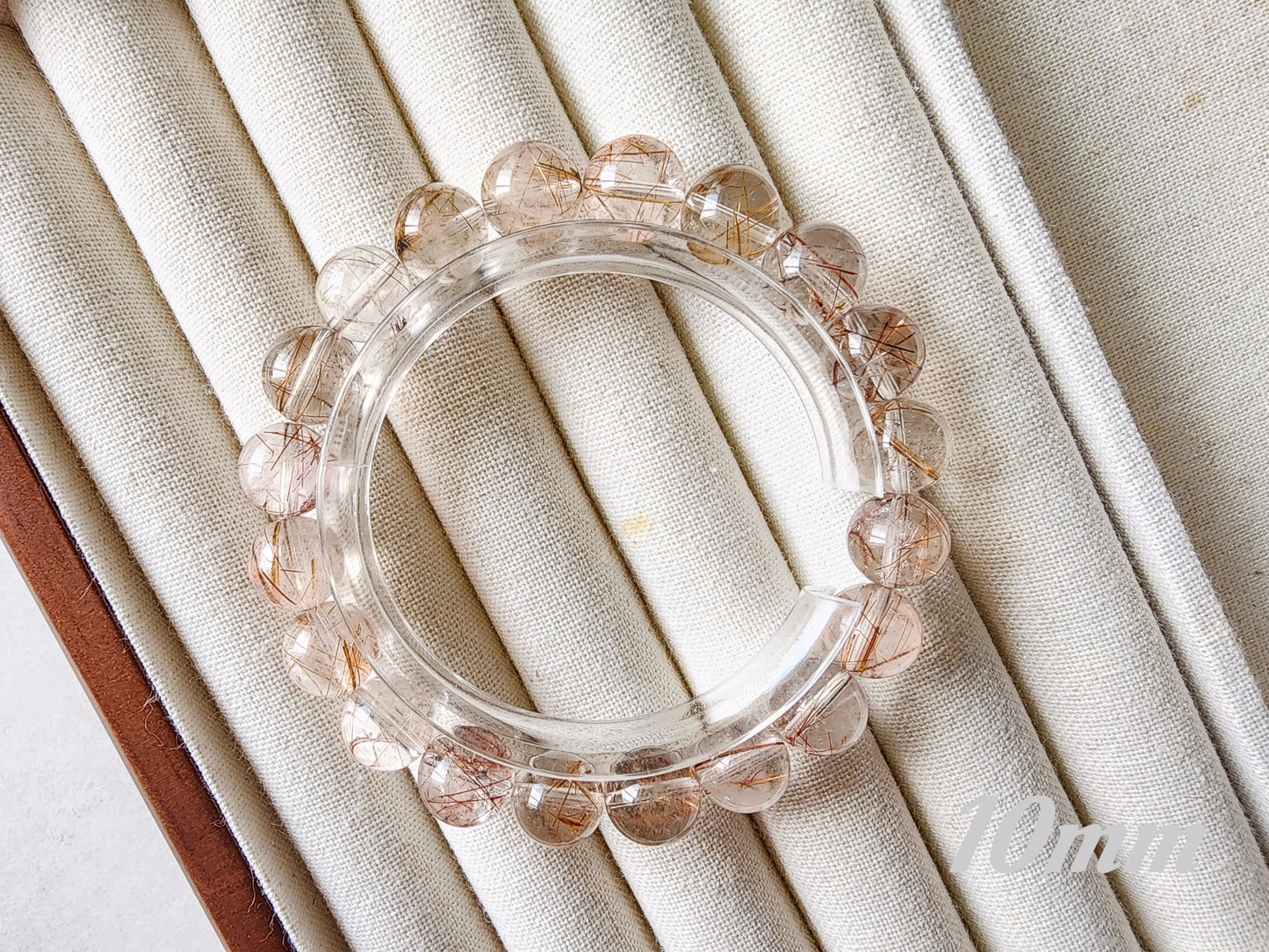 [Bracelet] Natural Rutilated Quartz Bracelet