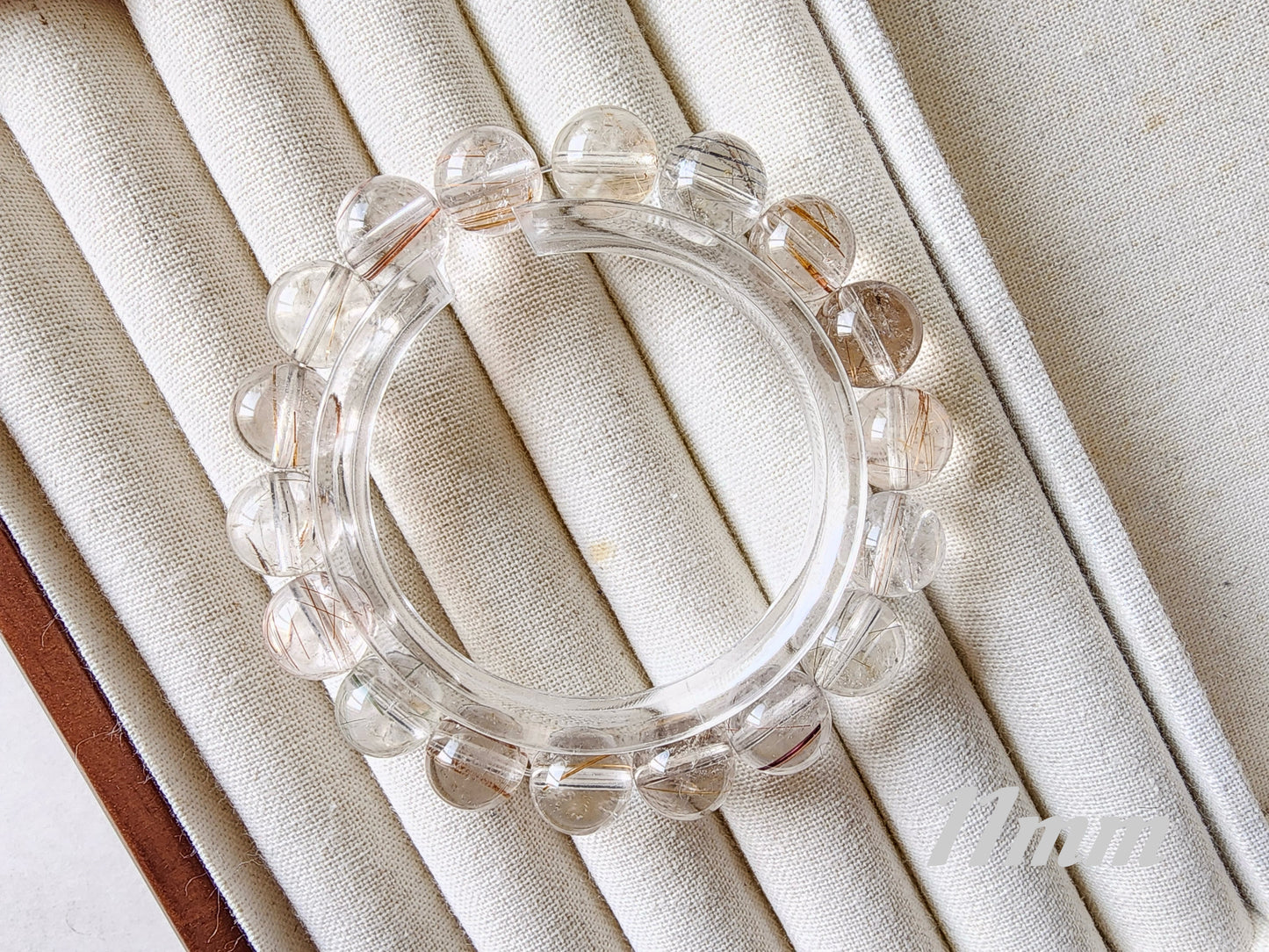 [Bracelet] Natural Rutilated Quartz Bracelet