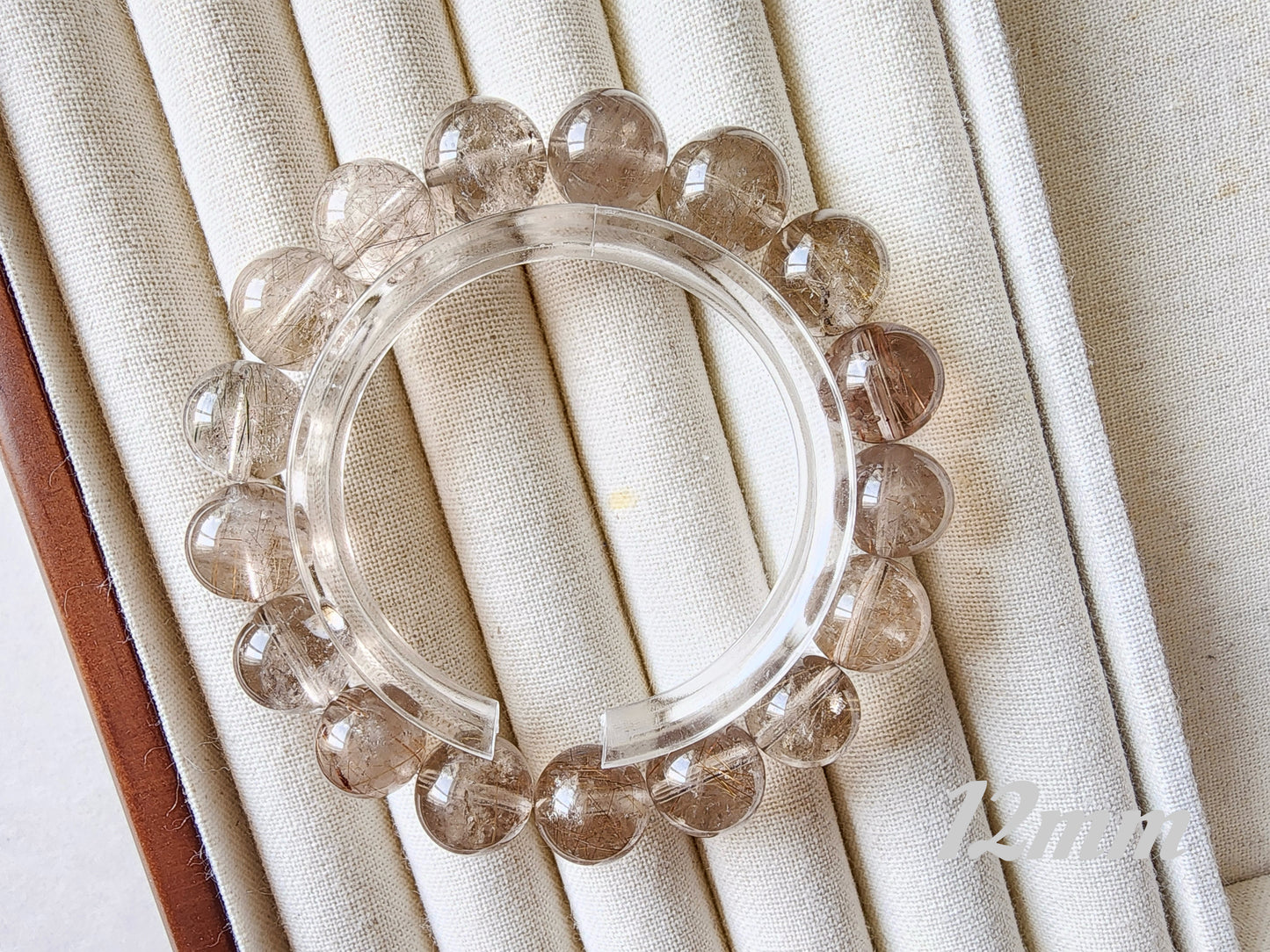 [Bracelet] Natural Rutilated Quartz Bracelet