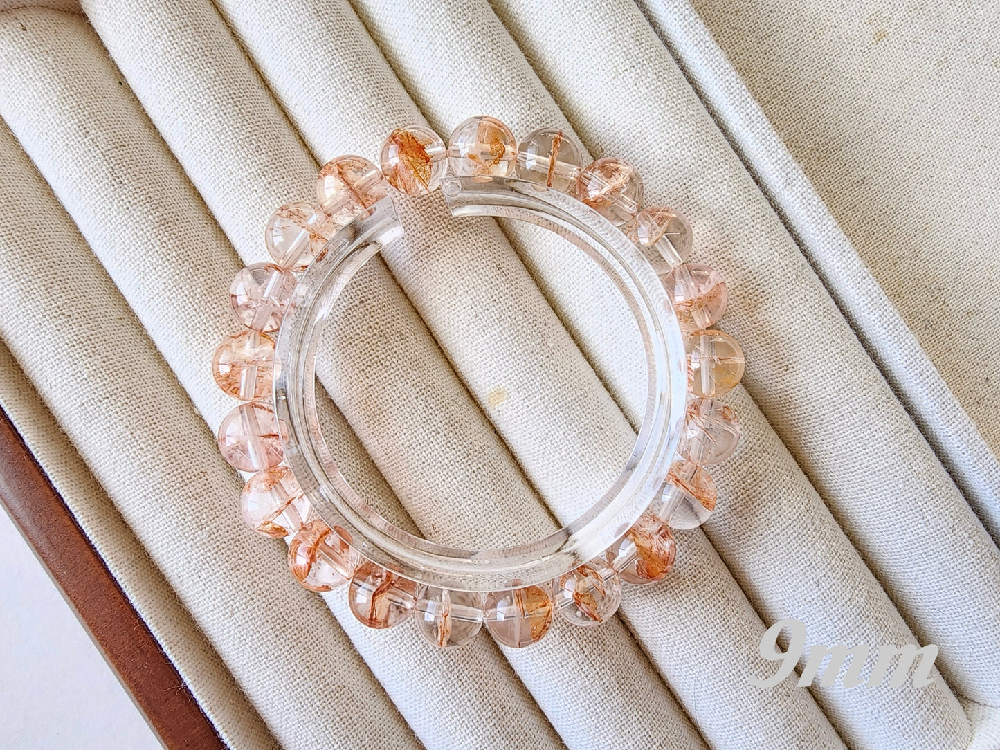 [Bracelet] Natural Orange Phantom Quartz Bracelet