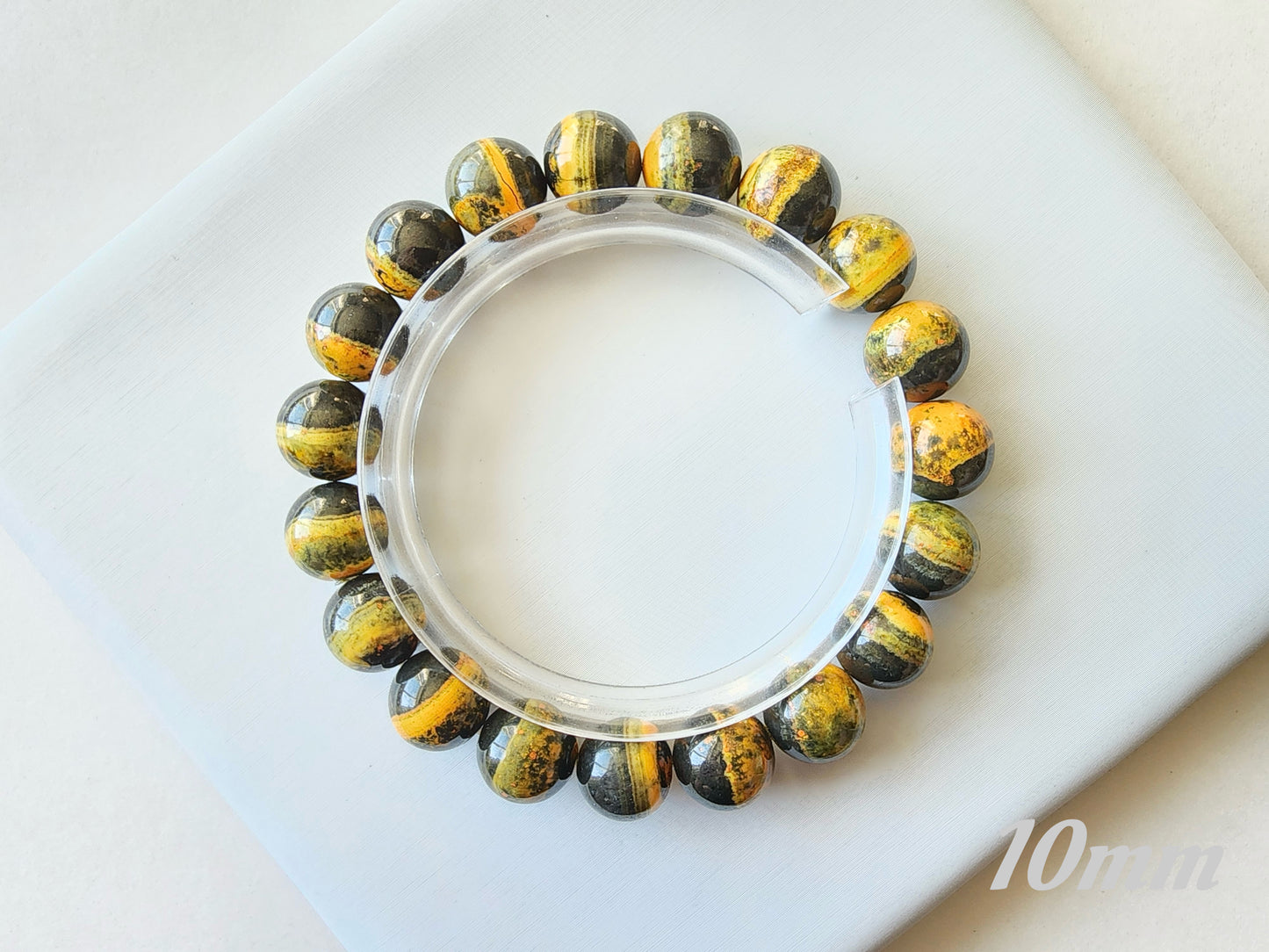 [Bracelet] Natural Bumblebee Jasper Bracelet