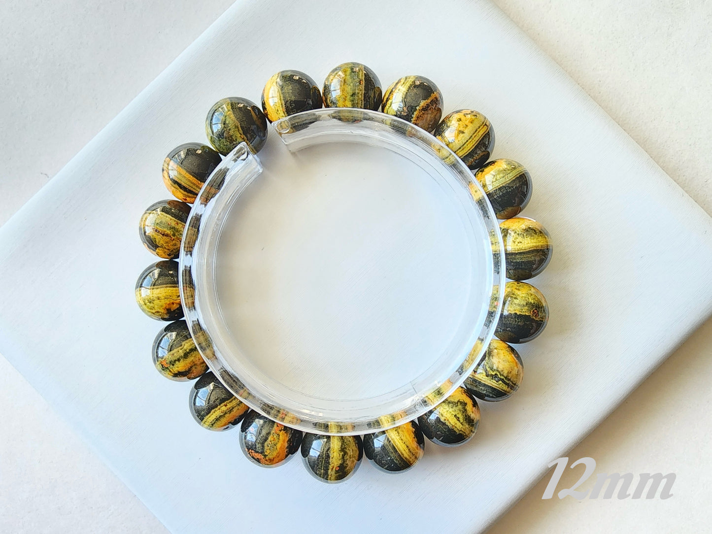 [Bracelet] Natural Bumblebee Jasper Bracelet