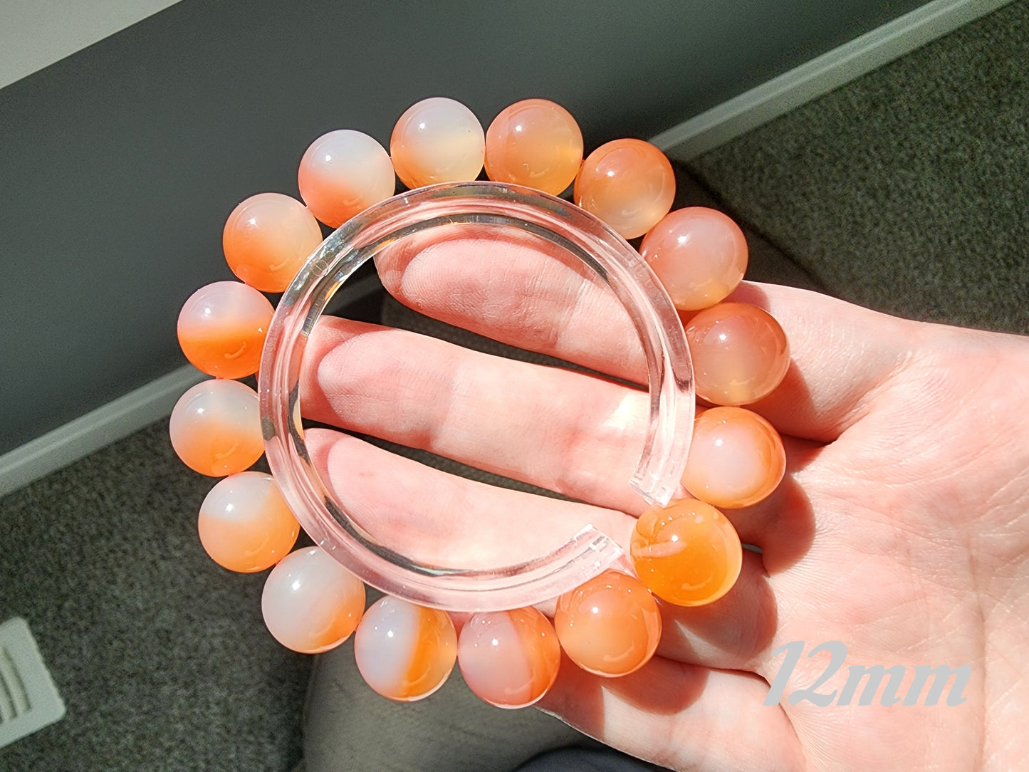 [Bracelet] Natural Peach Agate Bracelet