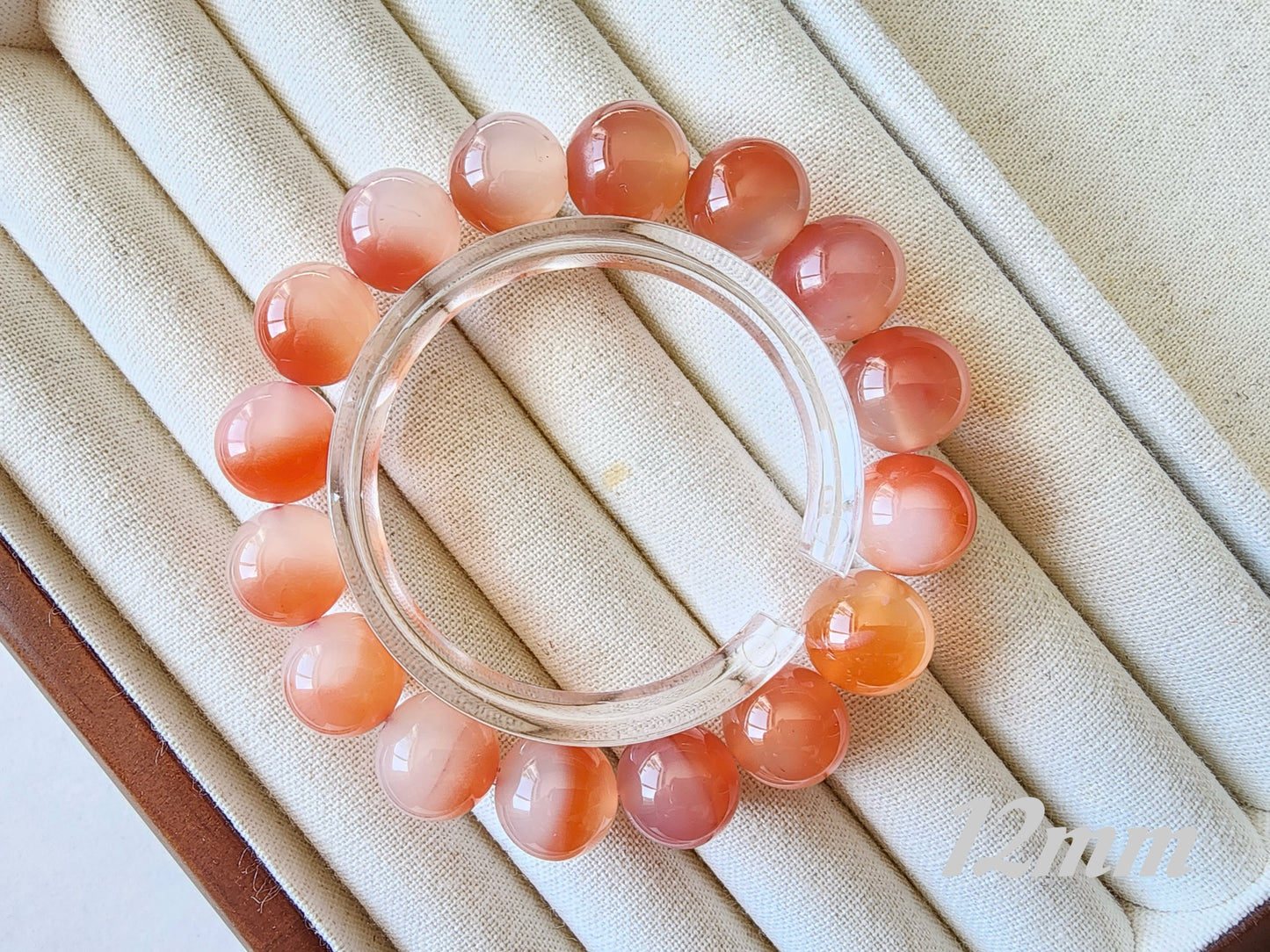 [Bracelet] Natural Peach Agate Bracelet