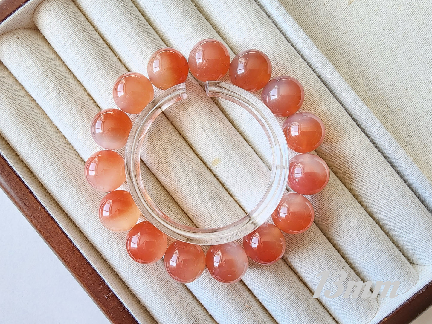 [Bracelet] Natural Peach Agate Bracelet