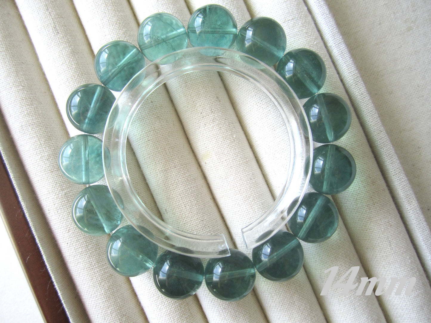 [Bracelet] Healing Crystal Blue-Green Fluorite Bracelet