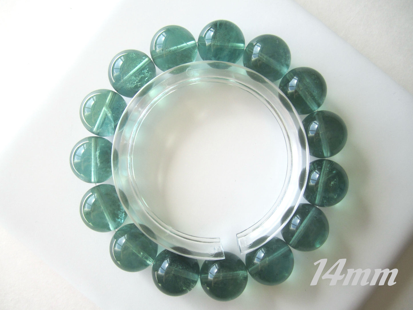 [Bracelet] Healing Crystal Blue-Green Fluorite Bracelet