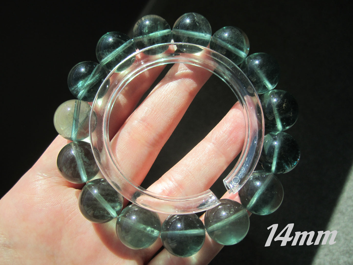 [Bracelet] Healing Crystal Blue-Green Fluorite Bracelet