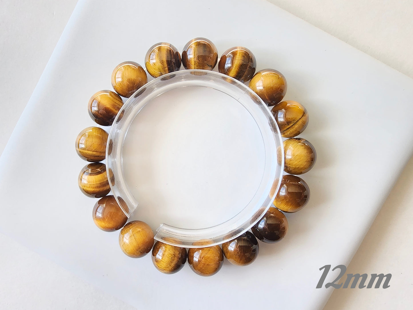 [Bracelet] Natural Yellow Tiger's Eye Bracelet