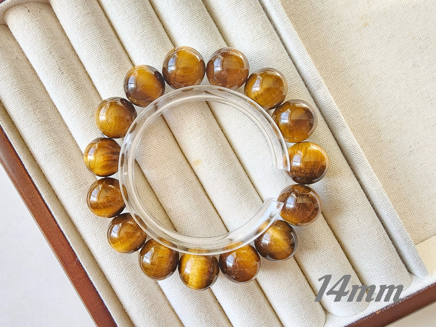 [Bracelet] Natural Yellow Tiger's Eye Bracelet