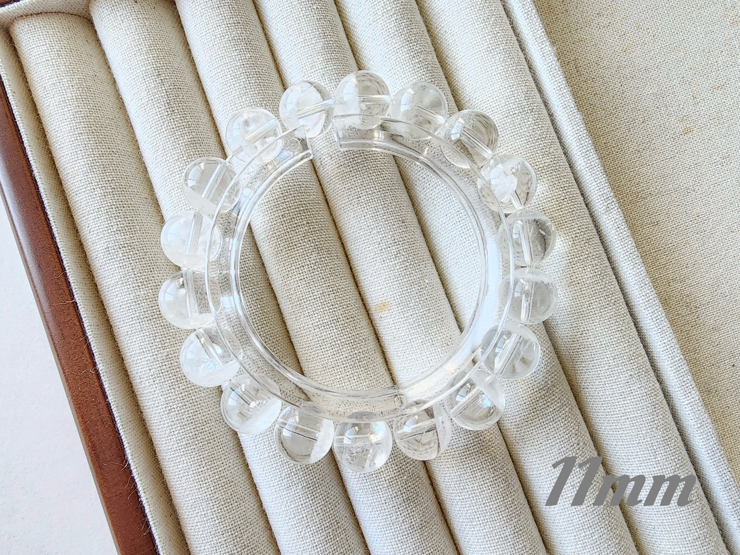 [Bracelet] Natural White Rabbit Hair Phantom Quartz Bracelet