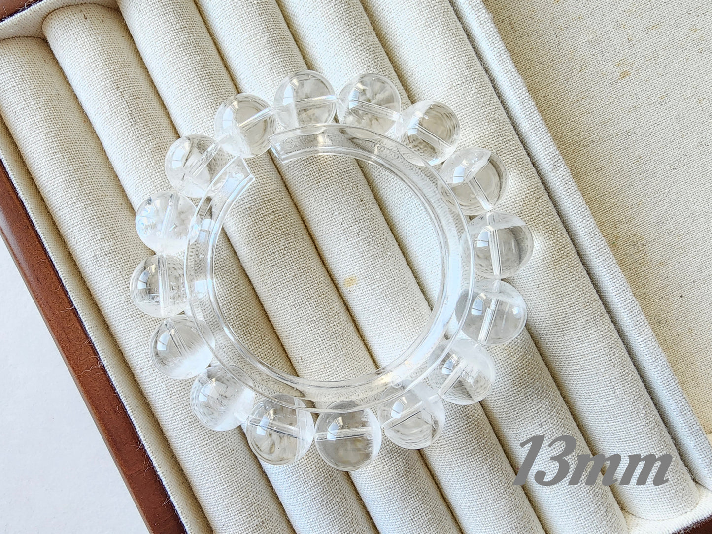 [Bracelet] Natural White Rabbit Hair Phantom Quartz Bracelet