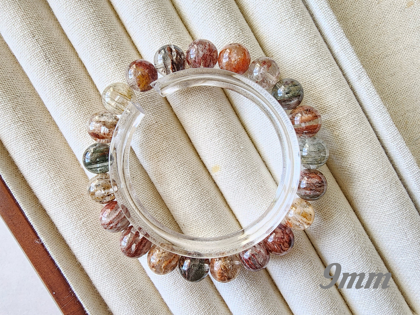 [Bracelet] Multi-Color Layered Phantom Quartz Bracelet