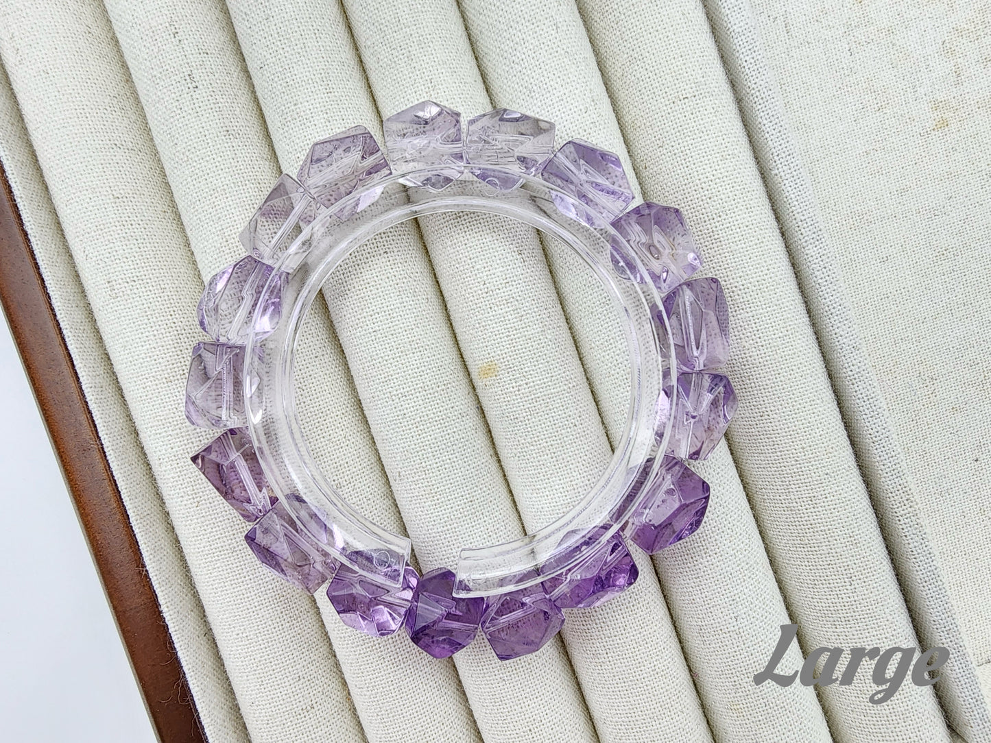 [Bracelet] Gradient Amethyst Nugget Bracelet